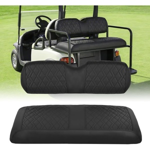 image:imageNilight Golf Cart Front Seat Cover 1PC Black Leather Club Car DS  Waterproof Leather No Staple Design All Season Protection Sun Scratch Resistant Cover Fits 19822000 Club Car DSUniversal Fit BlackRear