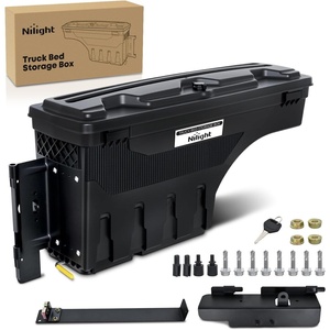 image:imageNilight Truck Bed Tool Box Left Drivers Side Truck Tool Box Fit for Ford F150 19992014 ABS Swing Case Truck Bed Storage Box with Lockable Lid Waterproof Wheel Well Toolbox BlackFor Toyota Tundra 2007  2021 Driver Side