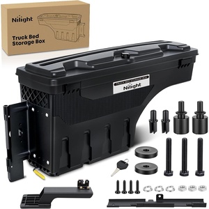 image:imageNilight Truck Bed Tool Box Left Drivers Side Truck Tool Box Fit for Ford F150 19992014 ABS Swing Case Truck Bed Storage Box with Lockable Lid Waterproof Wheel Well Toolbox BlackFor Ford F150 2015  2021 Driver Side
