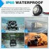 image:imageNilight 34 Round Marker Lights 10PCS White Side Bullet Clearance Light  304 Stainless Steel Bezel with IP68 Waterproof Hardwired Bright LEDs and 2 Wire Design for 12V Trailers Trucks Campers BoatsRed Green 10Pcs