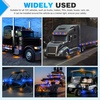 image:imageNilight 34 Round Marker Lights 10PCS White Side Bullet Clearance Light  304 Stainless Steel Bezel with IP68 Waterproof Hardwired Bright LEDs and 2 Wire Design for 12V Trailers Trucks Campers BoatsAmber Blue 10Pcs