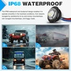 image:imageNilight 34 Round Marker Lights 10PCS White Side Bullet Clearance Light  304 Stainless Steel Bezel with IP68 Waterproof Hardwired Bright LEDs and 2 Wire Design for 12V Trailers Trucks Campers BoatsRed Blue 10Pcs