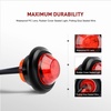 image:imageNilight 34 Round Marker Lights 10PCS White Side Bullet Clearance Light  304 Stainless Steel Bezel with IP68 Waterproof Hardwired Bright LEDs and 2 Wire Design for 12V Trailers Trucks Campers Boats10pcs Red