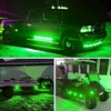 image:imageNilight 34 Round Marker Lights 10PCS White Side Bullet Clearance Light  304 Stainless Steel Bezel with IP68 Waterproof Hardwired Bright LEDs and 2 Wire Design for 12V Trailers Trucks Campers Boats10pcs Green