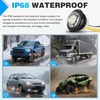 image:imageNilight 34 Round Marker Lights 10PCS White Side Bullet Clearance Light  304 Stainless Steel Bezel with IP68 Waterproof Hardwired Bright LEDs and 2 Wire Design for 12V Trailers Trucks Campers BoatsAmber White 10Pcs