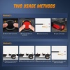 image:imageNilight 34 Round Marker Lights 10PCS White Side Bullet Clearance Light  304 Stainless Steel Bezel with IP68 Waterproof Hardwired Bright LEDs and 2 Wire Design for 12V Trailers Trucks Campers BoatsRed 2Pcs 9LED