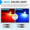 image:imageNilight 34 Round Marker Lights 10PCS White Side Bullet Clearance Light  304 Stainless Steel Bezel with IP68 Waterproof Hardwired Bright LEDs and 2 Wire Design for 12V Trailers Trucks Campers BoatsRed Blue 10Pcs