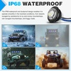 image:imageNilight 34 Round Marker Lights 10PCS White Side Bullet Clearance Light  304 Stainless Steel Bezel with IP68 Waterproof Hardwired Bright LEDs and 2 Wire Design for 12V Trailers Trucks Campers BoatsBlue White 10Pcs