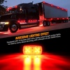 image:imageNilight 34 Round Marker Lights 10PCS White Side Bullet Clearance Light  304 Stainless Steel Bezel with IP68 Waterproof Hardwired Bright LEDs and 2 Wire Design for 12V Trailers Trucks Campers Boats5Pcs Red