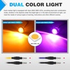 image:imageNilight 34 Round Marker Lights 10PCS White Side Bullet Clearance Light  304 Stainless Steel Bezel with IP68 Waterproof Hardwired Bright LEDs and 2 Wire Design for 12V Trailers Trucks Campers BoatsAmber Purple 10Pcs