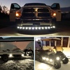 image:imageNilight 34 Round Marker Lights 10PCS White Side Bullet Clearance Light  304 Stainless Steel Bezel with IP68 Waterproof Hardwired Bright LEDs and 2 Wire Design for 12V Trailers Trucks Campers BoatsWhite 10Pcs