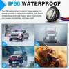 image:imageNilight 34 Round Marker Lights 10PCS White Side Bullet Clearance Light  304 Stainless Steel Bezel with IP68 Waterproof Hardwired Bright LEDs and 2 Wire Design for 12V Trailers Trucks Campers BoatsRed Purple 10Pcs