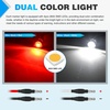 image:imageNilight 34 Round Marker Lights 10PCS White Side Bullet Clearance Light  304 Stainless Steel Bezel with IP68 Waterproof Hardwired Bright LEDs and 2 Wire Design for 12V Trailers Trucks Campers BoatsRed White 10Pcs