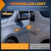 image:imageNilight Fender Side Marker Lights 2PCS for 20082021 Kenworth T660 T170  T270 T370 45LED Amber Len Waterproof Shock Resistant Easy Installation Plug and Play Front Clearance Flowing LightSmoked Amber 20082018 Lancer Evolution X