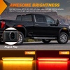 image:imageNilight Fender Side Marker Lights 2PCS for 20082021 Kenworth T660 T170  T270 T370 45LED Amber Len Waterproof Shock Resistant Easy Installation Plug and Play Front Clearance Flowing LightClear Amber Red 20202025 GMC Sierra 2500HD 3500HD