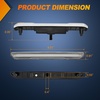 image:imageNilight Fender Side Marker Lights 2PCS for 20082021 Kenworth T660 T170  T270 T370 45LED Amber Len Waterproof Shock Resistant Easy Installation Plug and Play Front Clearance Flowing LightClear White 20202025 GMC Sierra 2500HD 3500HD