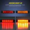 image:imageNilight Fender Side Marker Lights 2PCS for 20082021 Kenworth T660 T170  T270 T370 45LED Amber Len Waterproof Shock Resistant Easy Installation Plug and Play Front Clearance Flowing LightAmberRed Universal