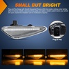 image:imageNilight Fender Side Marker Lights 2PCS for 20082021 Kenworth T660 T170  T270 T370 45LED Amber Len Waterproof Shock Resistant Easy Installation Plug and Play Front Clearance Flowing LightClear Amber 2016up Mazda MX5200912 Mazda RX8