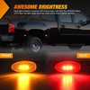 image:imageNilight Fender Side Marker Lights 2PCS for 20082021 Kenworth T660 T170  T270 T370 45LED Amber Len Waterproof Shock Resistant Easy Installation Plug and Play Front Clearance Flowing LightAmberRed SilveradoSierra 20012014
