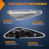 image:imageNilight Fender Side Marker Lights 2PCS for 20082021 Kenworth T660 T170  T270 T370 45LED Amber Len Waterproof Shock Resistant Easy Installation Plug and Play Front Clearance Flowing LightClear Amber 2016up Mazda MX5200912 Mazda RX8