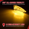 image:imageNilight Fender Side Marker Lights 2PCS for 20082021 Kenworth T660 T170  T270 T370 45LED Amber Len Waterproof Shock Resistant Easy Installation Plug and Play Front Clearance Flowing LightClear AmberUniversal 6inch Teardrop