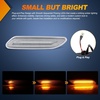 image:imageNilight Fender Side Marker Lights 2PCS for 20082021 Kenworth T660 T170  T270 T370 45LED Amber Len Waterproof Shock Resistant Easy Installation Plug and Play Front Clearance Flowing LightClear Amber 20112016 MINI Cooper R60 R61