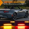 image:imageNilight Fender Side Marker Lights 2PCS for 20082021 Kenworth T660 T170  T270 T370 45LED Amber Len Waterproof Shock Resistant Easy Installation Plug and Play Front Clearance Flowing LightSmoke Amber Red 20162025 Mazda MX5 Miata