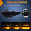 image:imageNilight Fender Side Marker Lights 2PCS for 20082021 Kenworth T660 T170  T270 T370 45LED Amber Len Waterproof Shock Resistant Easy Installation Plug and Play Front Clearance Flowing LightSmoked Amber 2016up Mazda MX5200912 Mazda RX8