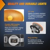 image:imageNilight Fender Side Marker Lights 2PCS for 20082021 Kenworth T660 T170  T270 T370 45LED Amber Len Waterproof Shock Resistant Easy Installation Plug and Play Front Clearance Flowing LightAmberRed F350 450 550 19992010