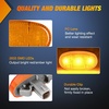 image:imageNilight Fender Side Marker Lights 2PCS for 20082021 Kenworth T660 T170  T270 T370 45LED Amber Len Waterproof Shock Resistant Easy Installation Plug and Play Front Clearance Flowing LightAmberRed F250 350 450 550 20112022