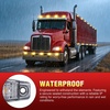 image:imageNilight Fender Side Marker Lights 2PCS for 20082021 Kenworth T660 T170  T270 T370 45LED Amber Len Waterproof Shock Resistant Easy Installation Plug and Play Front Clearance Flowing LightClear AmberUniversal 25inch Oval