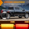 image:imageNilight Fender Side Marker Lights 2PCS for 20082021 Kenworth T660 T170  T270 T370 45LED Amber Len Waterproof Shock Resistant Easy Installation Plug and Play Front Clearance Flowing LightSmoke Amber Red 20202025 GMC Sierra 2500HD 3500HD