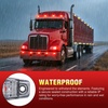 image:imageNilight Fender Side Marker Lights 2PCS for 20082021 Kenworth T660 T170  T270 T370 45LED Amber Len Waterproof Shock Resistant Easy Installation Plug and Play Front Clearance Flowing LightClear AmberRedUniversal 25inch Oval