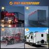 image:imageNilight Rectangle Side Marker Lights 2PCS Red 21 LED Surface Mount 12V  IP67 Waterproof Dual Function Running and Brake Lighting with Reflective Lens for Trailers Trucks RVs Campers Boats and Vans21LED Red 2Pcs