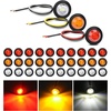 30Pcs Amber Red White
