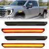 Smoke Amber Red 2020-2025 GMC Sierra 2500HD 3500HD