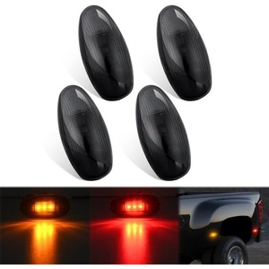 image:imageNilight Fender Side Marker Lights 2PCS for 20082021 Kenworth T660 T170  T270 T370 45LED Amber Len Waterproof Shock Resistant Easy Installation Plug and Play Front Clearance Flowing LightSmoked AmberRed SilveradoSierra 20012014