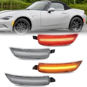 image:imageNilight Fender Side Marker Lights 2PCS for 20082021 Kenworth T660 T170  T270 T370 45LED Amber Len Waterproof Shock Resistant Easy Installation Plug and Play Front Clearance Flowing LightClear Amber Red 20162025 Mazda MX5 Miata