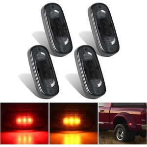 image:imageNilight Fender Side Marker Lights 2PCS for 20082021 Kenworth T660 T170  T270 T370 45LED Amber Len Waterproof Shock Resistant Easy Installation Plug and Play Front Clearance Flowing LightSmoked AmberRed Ram 1500 2500 3500 20032009