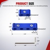 image:imageNilight 12PCS Spark Plug Wire Separator Divider Kit Blue  Ignition Wire Holder Loom Organizer Clamp for 8mm 9mm 10mm Car Engine Wires Aluminum Alloy