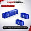 image:imageNilight 12PCS Spark Plug Wire Separator Divider Kit Blue  Ignition Wire Holder Loom Organizer Clamp for 8mm 9mm 10mm Car Engine Wires Aluminum Alloy