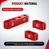 image:imageNilight 12PCS Spark Plug Wire Separator Divider Kit Red  Ignition Wire Holder Loom Organizer Clamp for 8mm 9mm 10mm Car Engine Wires Aluminum Alloy