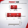 image:imageNilight 12PCS Spark Plug Wire Separator Divider Kit Red  Ignition Wire Holder Loom Organizer Clamp for 8mm 9mm 10mm Car Engine Wires Aluminum Alloy