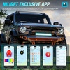 image:imageNilight LED Light Bar 22 120W RGB Halo Strip for Truck Pickup SUV  App and Remote Control Rgb Halo with Flood Beam Ip67 Waterproof Housing for Off Road Trucks Pickups Suvs Atvs and Utvs