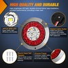 image:imageNilight LED Trailer Light Kit 4 Inch Round Tail Lights with Marker Light  Waterproof Brake Turn Reverse Tail and Marker Lighting with Flush Mount Design for 12V Trailers Trucks RVs Boats and CampersRed White screws 2Pcs 16Led