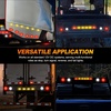 image:imageNilight LED Trailer Light Kit 4 Inch Round Tail Lights with Marker Light  Waterproof Brake Turn Reverse Tail and Marker Lighting with Flush Mount Design for 12V Trailers Trucks RVs Boats and CampersRed White Tail Lights 4pcs wMarker Lights
