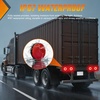 image:imageNilight LED Trailer Light Kit 4 Inch Round Tail Lights with Marker Light  Waterproof Brake Turn Reverse Tail and Marker Lighting with Flush Mount Design for 12V Trailers Trucks RVs Boats and CampersRed screws 2Pcs 32Led