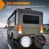image:imageNilight LED Trailer Light Kit 4 Inch Round Tail Lights with Marker Light  Waterproof Brake Turn Reverse Tail and Marker Lighting with Flush Mount Design for 12V Trailers Trucks RVs Boats and CampersWhite 2Pcs 47Led 7Inch