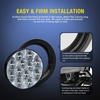 image:imageNilight LED Trailer Light Kit 4 Inch Round Tail Lights with Marker Light  Waterproof Brake Turn Reverse Tail and Marker Lighting with Flush Mount Design for 12V Trailers Trucks RVs Boats and CampersWhite 2Pcs
