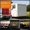 image:imageNilight LED Trailer Light Kit 4 Inch Round Tail Lights with Marker Light  Waterproof Brake Turn Reverse Tail and Marker Lighting with Flush Mount Design for 12V Trailers Trucks RVs Boats and CampersAmber 2Pcs 32Led Smoked Lens